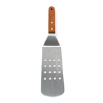 Norpro Stainless Steel Jumbo Slotted Spatula with Mahogany Handle, 12-Inch