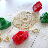 R&M International Christmas Cooke Cutter & Stamper Set