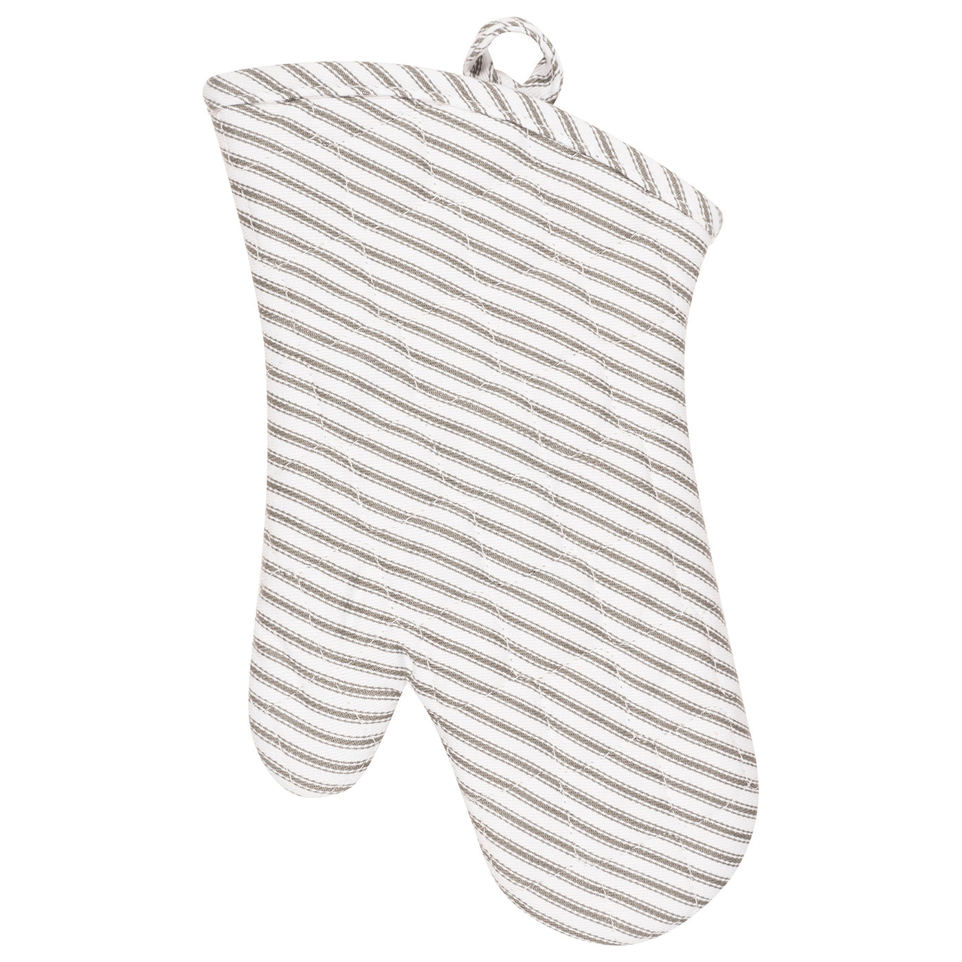 KAF Home Metro Stripe Oven Mitt, Pewter