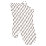 KAF Home Metro Stripe Oven Mitt, Pewter