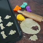 R&M International Dinosaur Cookie Cutter & Stamper Set