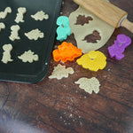 R&M International Dinosaur Cookie Cutter & Stamper Set