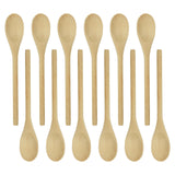 R&M International Wooden Spoon, 8 Inch, Pack of 12