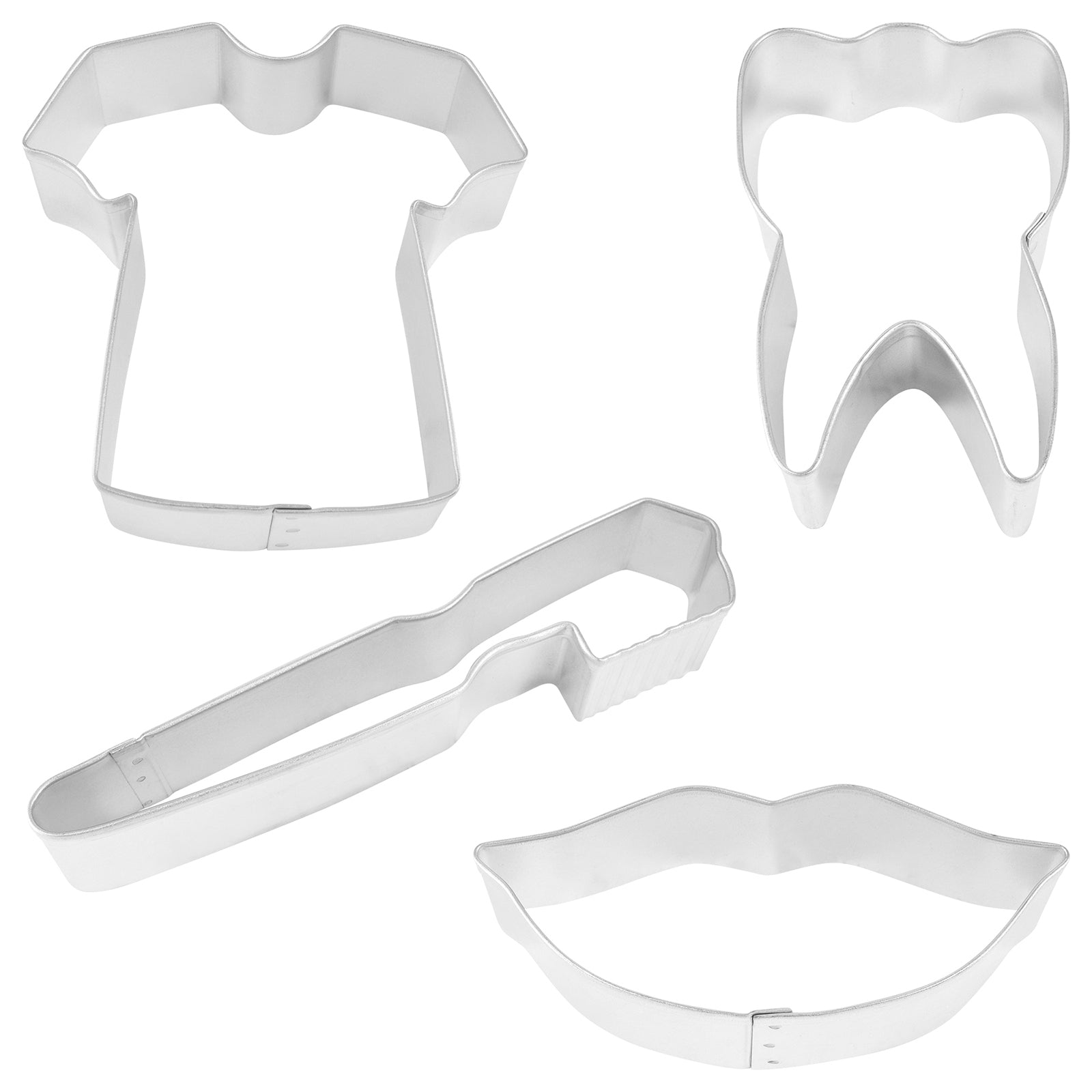 R&M International 9 Piece Dental and Nurse Cookie Cutter Set