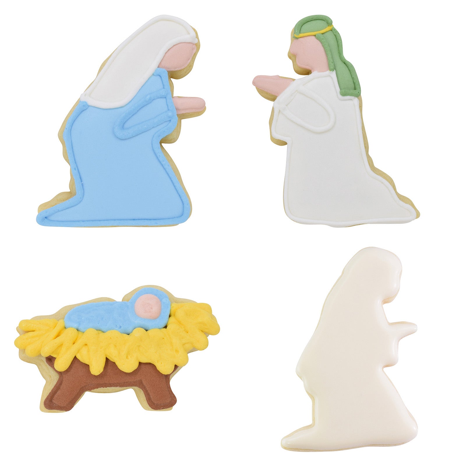 R&M International Angel, Cross, Nativity 13 Piece Cookie Cutter Set