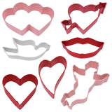 R&M International Valentine Cookie Cutter Set, 10 Piece
