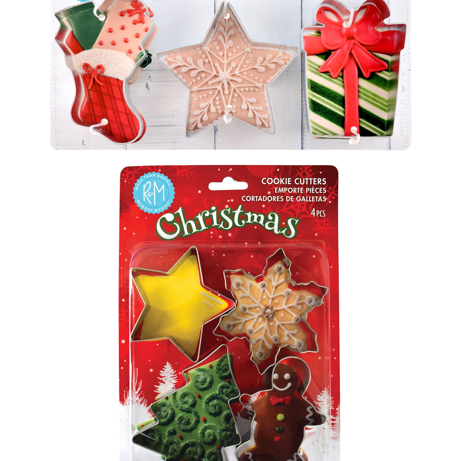 R&M International 7 Piece Christmas & Good Tidings Cookie Cutter Set