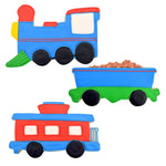 R&M International Construction and Train 6 Piece Cookie Cutter Set