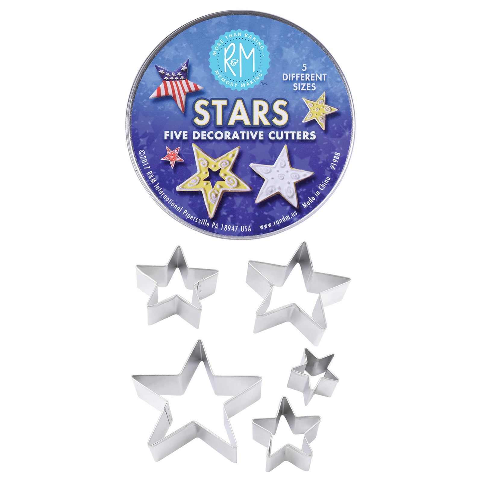 R&M Internatioanl Patriotic Cookie Cutter Set
