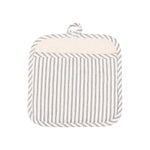 KAF Home Metro Stripe Pot Holder Mitt, Pewter