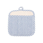KAF Home Metro Stripe Pot Holder Mitt, Blue