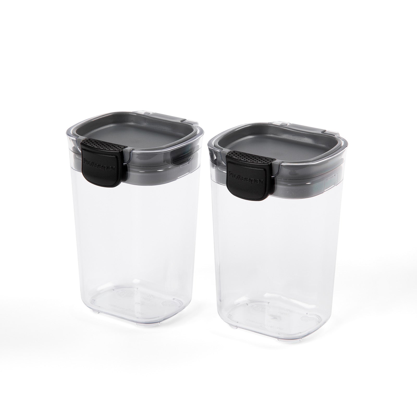 Progressive International ProKeeper+ Airtight Storage Container Set, 6-Piece, Clear Plastic