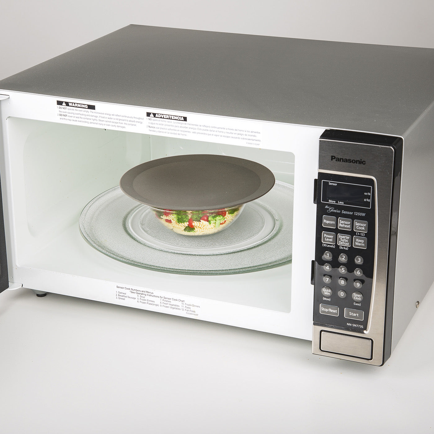 Progressive Prep Solutions Microwave Multi-Mat – 9.5-Inch Silicone Microwave Cover & Trivet