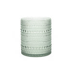 Fortessa Orbetto Outdoor Double Old Fashioned Beverage Cocktail Glass 4 Pack, 10.5 ounce, Sage