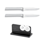 Rada Cutlery 3.25-Inch Regular Paring Knife Set of 2 & Quick Edge Knife Sharpener