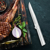 Rada Cutlery 5.375-Inch Stubby Butcher Knife, Aluminum Handle