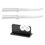 Rada Cutlery 6.625 Carver Boning Knife Set of 2 & Quick Edge Knife Sharpener