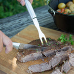 Rada Cutlery 5.125-Inch Carving Fork, Aluminum Handle