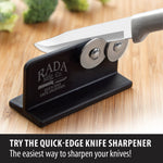 Rada Cutlery Quick Edge Knife Sharpener Stainless Steel Wheels