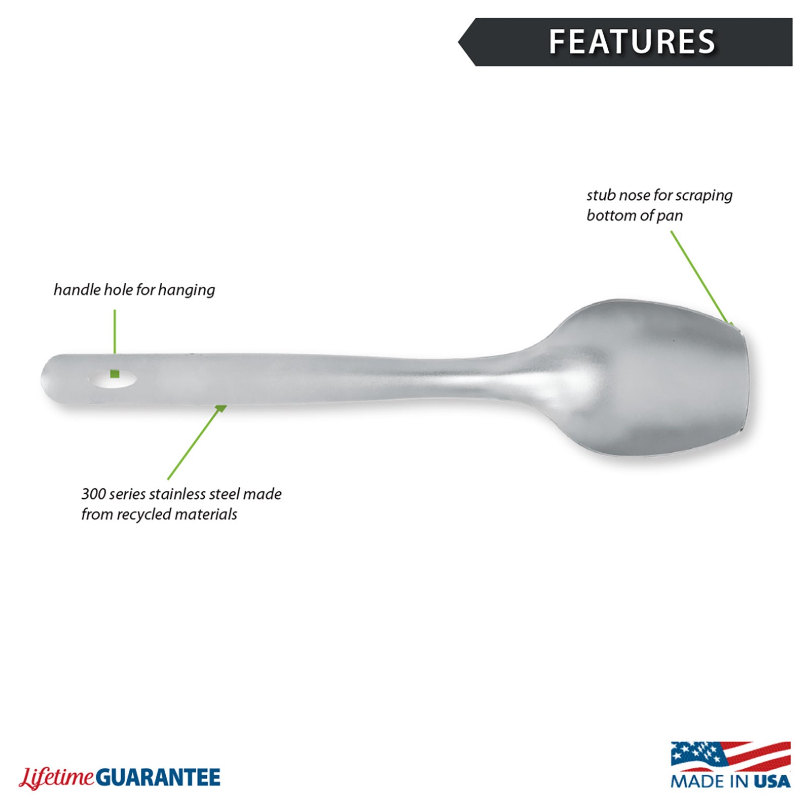 Rada Cutlery Cook's Spoon Solid