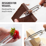 Rada Cutlery 1.75-Inch Swivel Vegetable Peeler, Aluminum Handle