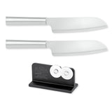 Rada Cutlery 6.25-Inch Cook's Knife Set of 2 & Quick Edge Knife Sharpener