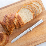 Rada Cutlery 6-Inch Bread Knife Stainless Steel Serrated Blade, Aluminum Handle