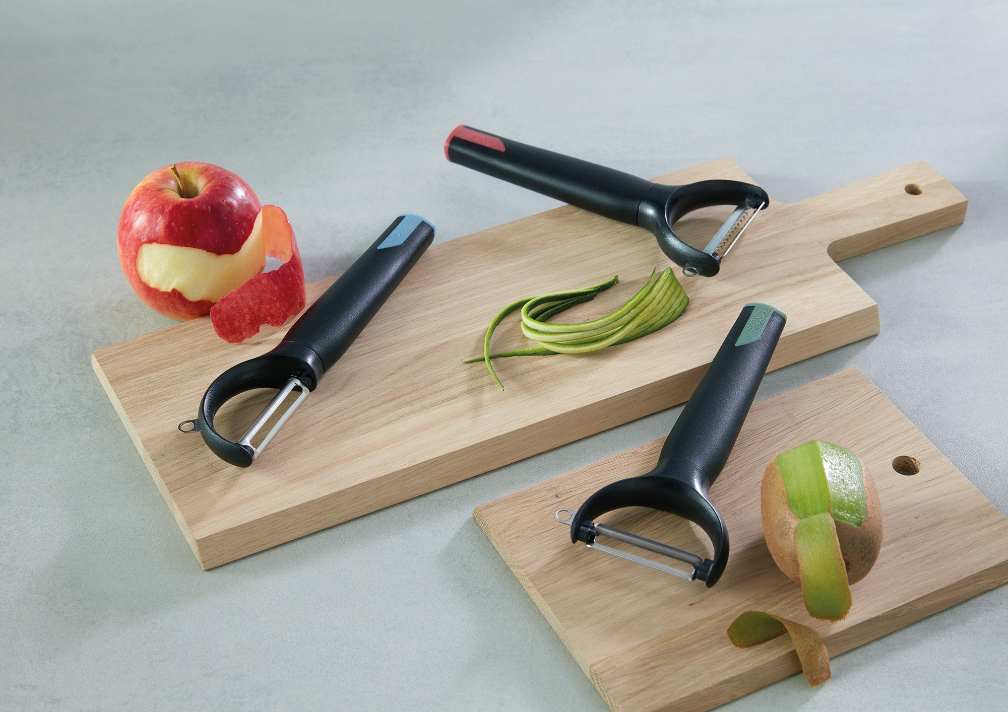 Richardson Sheffield Refinest 3 Piece Fruit and Vegetable Peeler Set, Stainless Steel