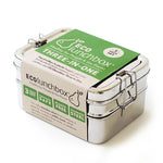 ECOlunchbox Three in One Stainless Steel Food Container Set