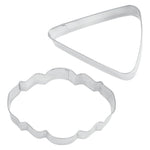 R&M International Festive Fall Pumpkin Pie Centerpiece 2 Piece Cookie Cutter Set