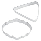 R&M International Festive Fall Pumpkin Pie Centerpiece 2 Piece Cookie Cutter Set