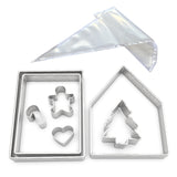 R&M International Gingerbread House 12 Piece Gift Set
