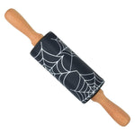 R&M International Spooky Halloween 3 Piece Mini Baking Set with Spatula, Rolling Pin, and Whisk