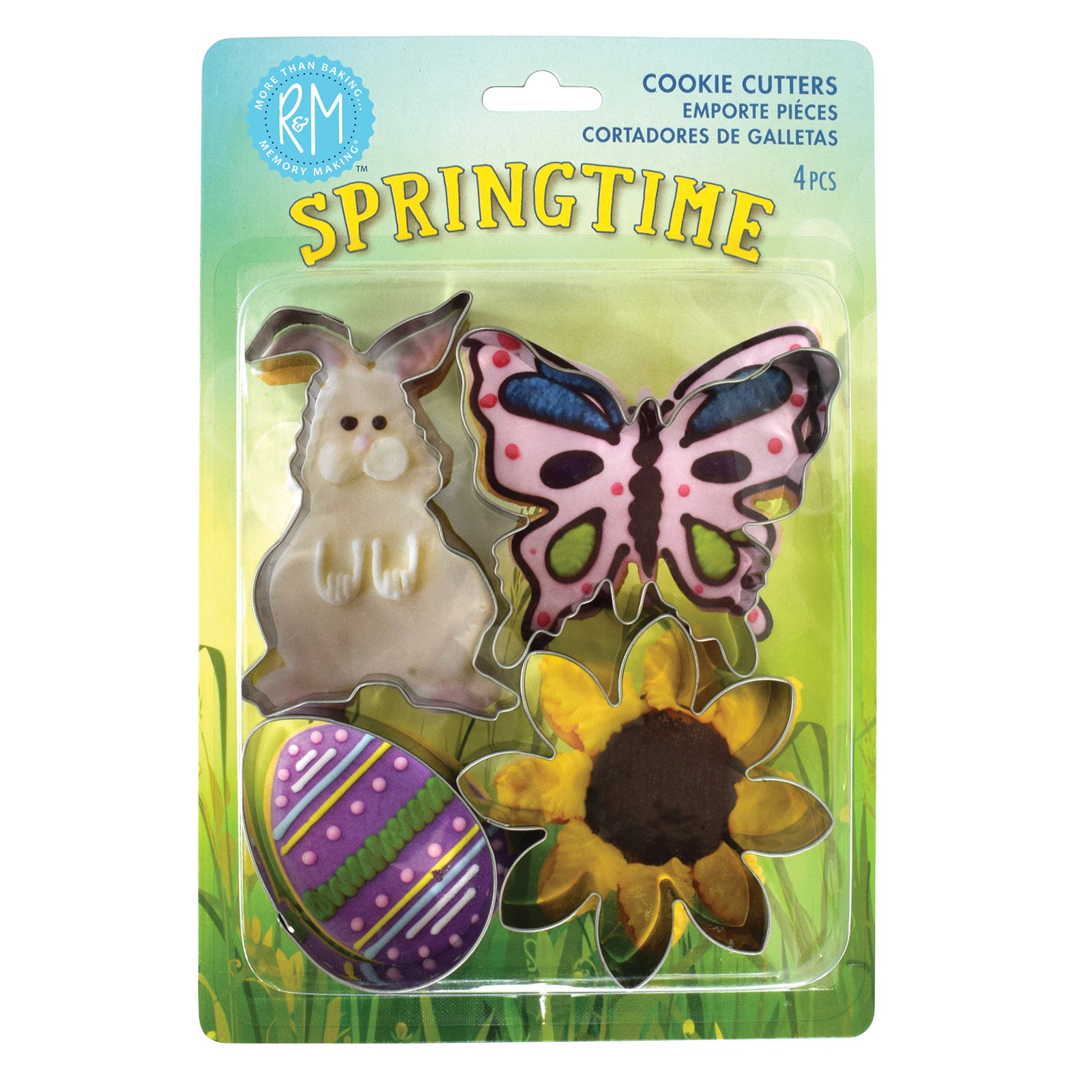 R&M International Spring 4 Piece Cookie Cutter Set