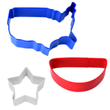 R&M International America 3 Piece Cookie Cutter Set