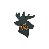 R&M International Polyresin Coated Deer Head 4-Inch Cookie Cutter, Orange