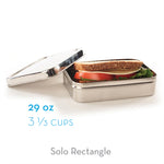 ECOlunchbox Solo Rectangle Stainless Steel Food Storage Container