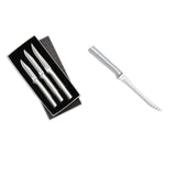 Rada 3 Piece Paring Knives Galore Set & 5-Inch Tomato Slicer Stainless Steel Serrated Blade