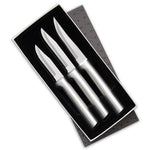 Rada 3 Piece Paring Knives Galore Set, Silver Handles