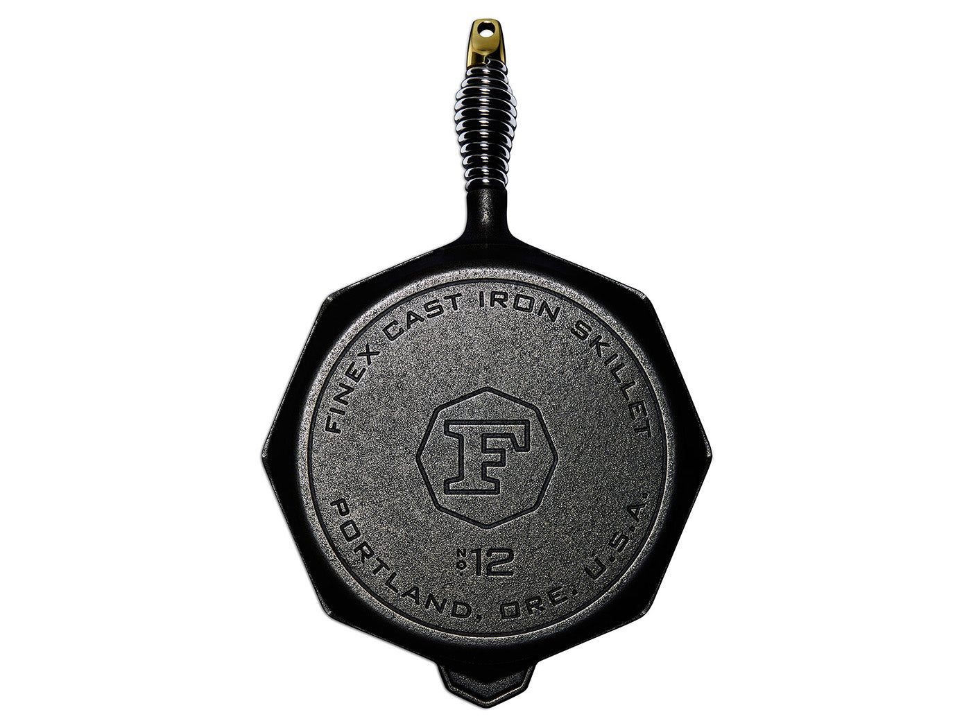 FINEX Cast Iron Skillet, 12-Inch, Without Lid