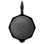 FINEX Cast Iron Skillet, 12-Inch, Without Lid