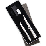 Rada 2 Piece Paring Knife Set with Sharpener and Gift Box