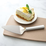Rada 2 Piece Pie and Dessert Serving Set with Gift Box, Silver Handles