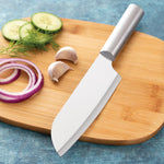 Rada 7 Piece Knife Starter Set with Gift Box, Silver Handles