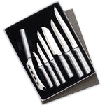 Rada 7 Piece Starter Knife Set Part 2 with Gift Box, Silver Handles