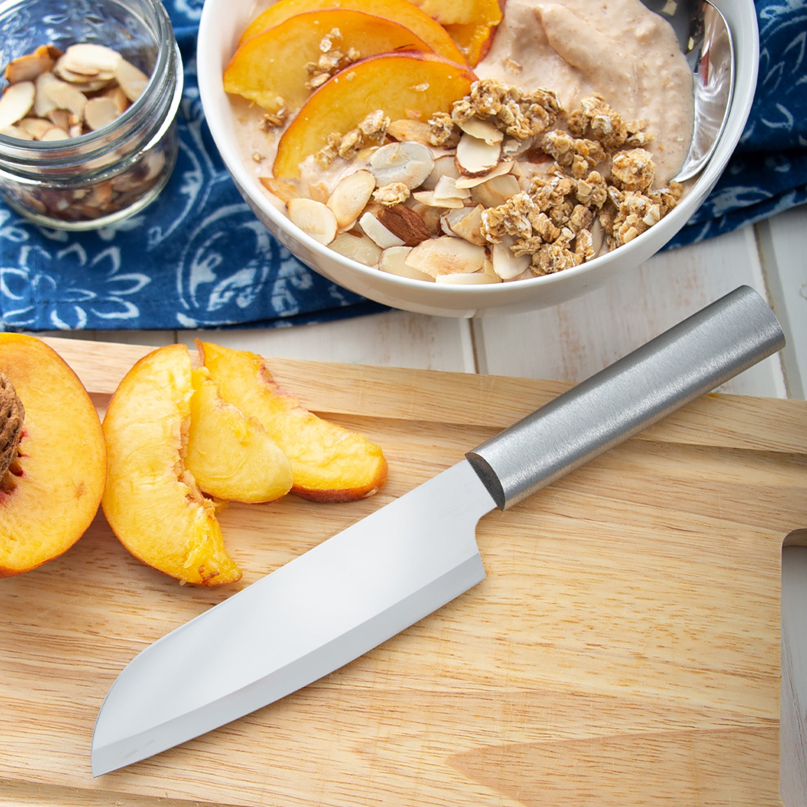 Rada 2 Piece Cook's Choice Knife Set, Silver Handles