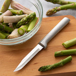 Rada 3 Piece Kitchen Basics Knife Set with Gift Box, Silver Handles