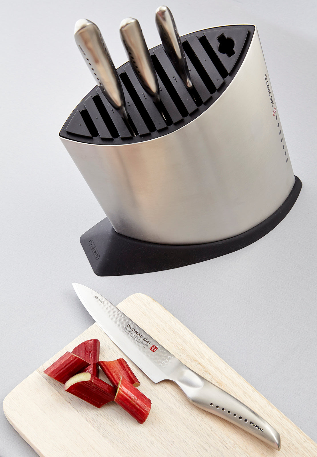 Global SAI 5 Piece Knife Block Set