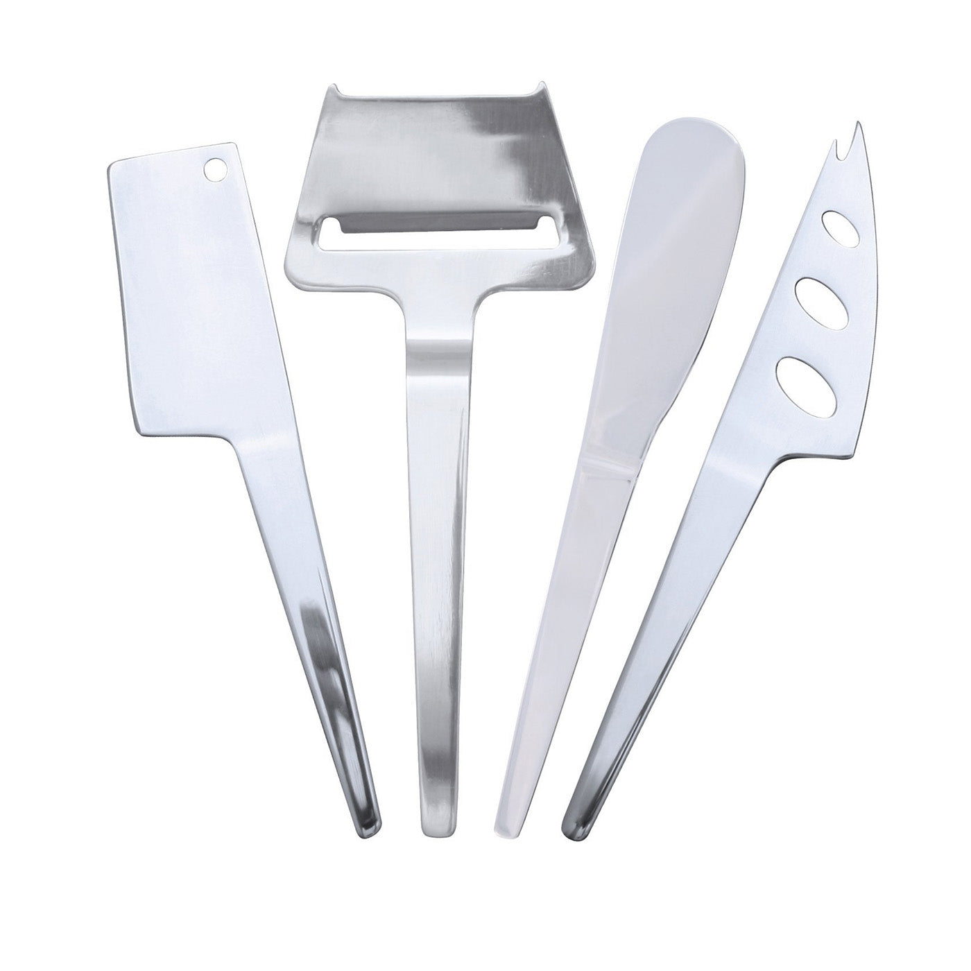 Swissmar 4 Piece Slim-Line Cheese Knife Set