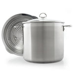 Chantal Induction 21 Steel 12 qt. Stock Pot w/ Glass Lid
